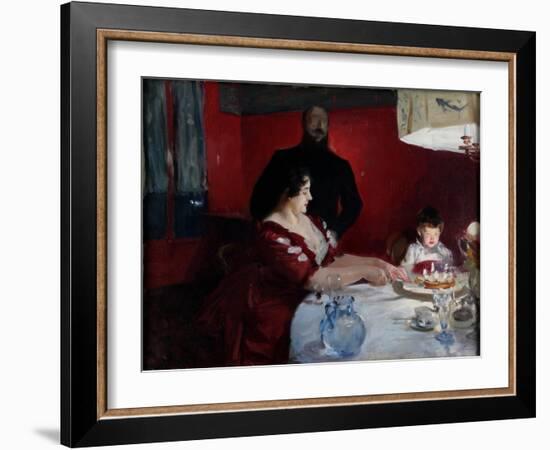 The Birthday Party, 1887-John Singer Sargent-Framed Giclee Print