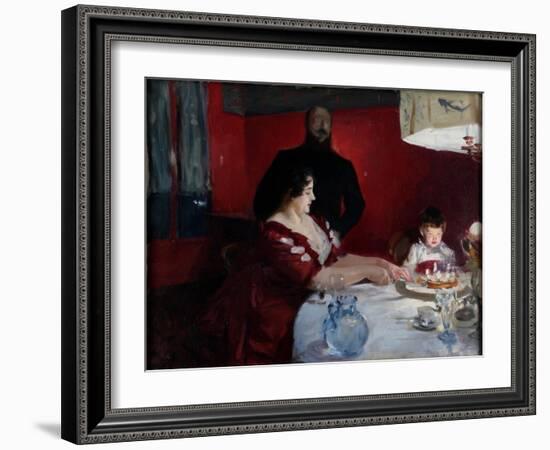 The Birthday Party, 1887-John Singer Sargent-Framed Giclee Print