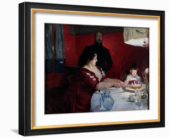 The Birthday Party, 1887-John Singer Sargent-Framed Giclee Print