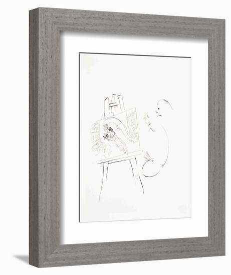 The Birthday-Marc Chagall-Framed Art Print