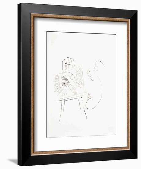 The Birthday-Marc Chagall-Framed Art Print