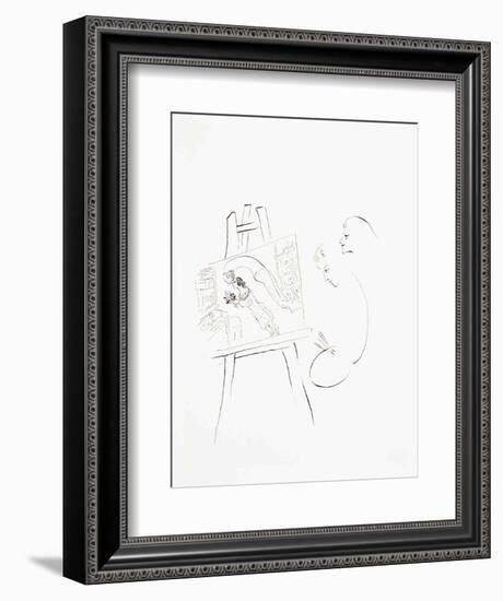 The Birthday-Marc Chagall-Framed Art Print