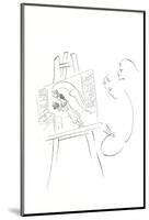 The Birthday-Marc Chagall-Mounted Serigraph