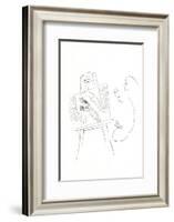 The Birthday-Marc Chagall-Framed Serigraph