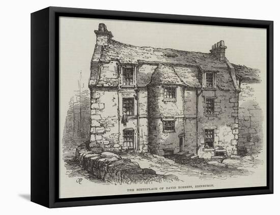 The Birthplace of David Roberts, Edinburgh-Samuel Read-Framed Premier Image Canvas