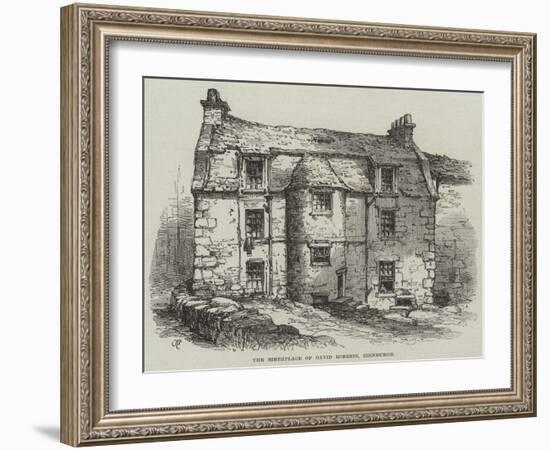 The Birthplace of David Roberts, Edinburgh-Samuel Read-Framed Giclee Print