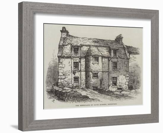 The Birthplace of David Roberts, Edinburgh-Samuel Read-Framed Giclee Print