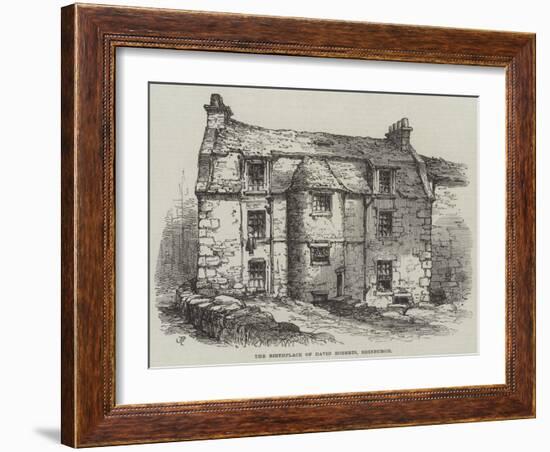 The Birthplace of David Roberts, Edinburgh-Samuel Read-Framed Giclee Print