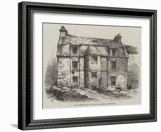The Birthplace of David Roberts, Edinburgh-Samuel Read-Framed Giclee Print