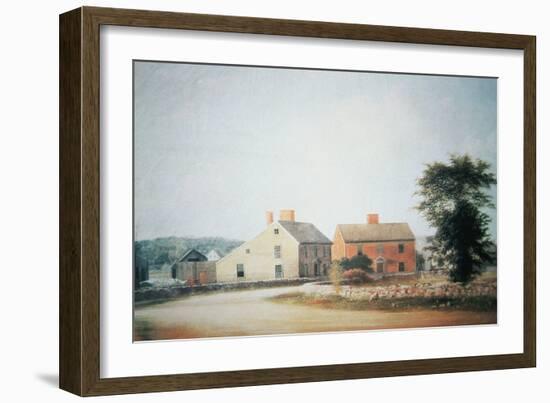 The Birthplace of John Adams-American School-Framed Giclee Print