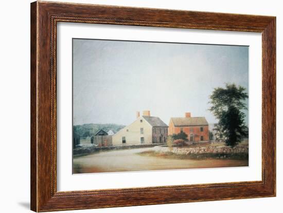 The Birthplace of John Adams-American School-Framed Giclee Print