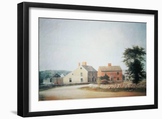 The Birthplace of John Adams-American School-Framed Giclee Print