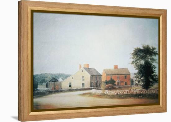 The Birthplace of John Adams-American School-Framed Premier Image Canvas