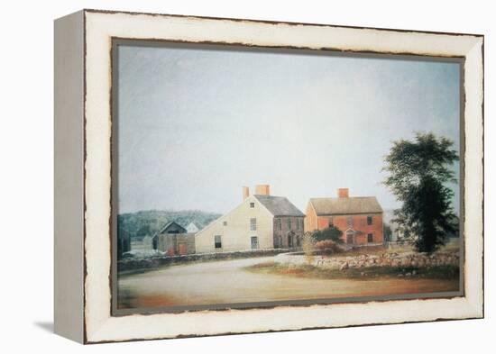 The Birthplace of John Adams-American School-Framed Premier Image Canvas