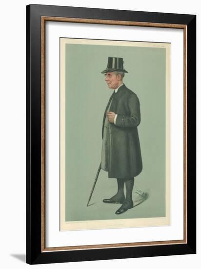 The Bishop of Winchester, Prelate of the Garter, 19 December 1901, Vanity Fair Cartoon-Sir Leslie Ward-Framed Giclee Print