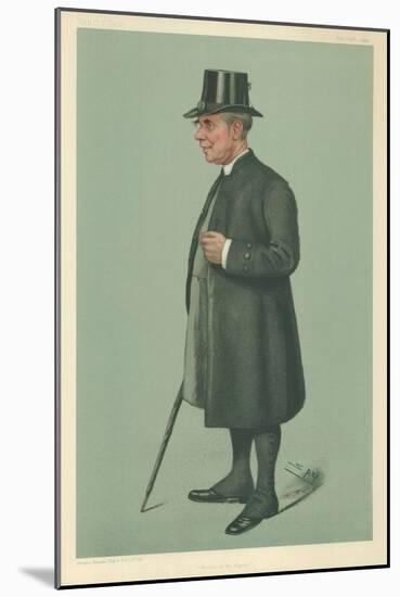 The Bishop of Winchester, Prelate of the Garter, 19 December 1901, Vanity Fair Cartoon-Sir Leslie Ward-Mounted Giclee Print