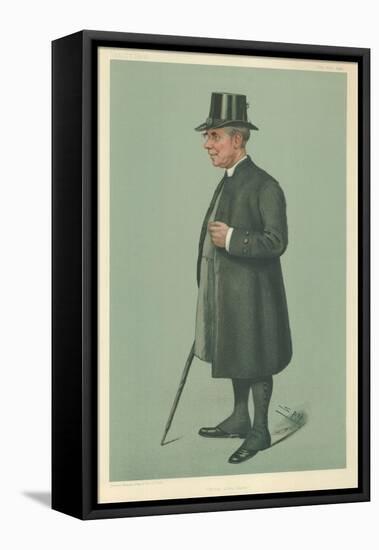 The Bishop of Winchester, Prelate of the Garter, 19 December 1901, Vanity Fair Cartoon-Sir Leslie Ward-Framed Premier Image Canvas