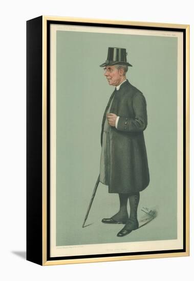 The Bishop of Winchester, Prelate of the Garter, 19 December 1901, Vanity Fair Cartoon-Sir Leslie Ward-Framed Premier Image Canvas