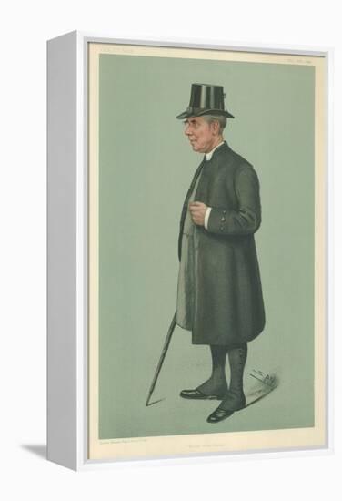 The Bishop of Winchester, Prelate of the Garter, 19 December 1901, Vanity Fair Cartoon-Sir Leslie Ward-Framed Premier Image Canvas