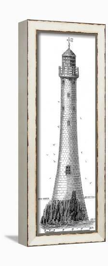 The Bishop Rock Lighthouse, Scilly Isles, 1858-null-Framed Photographic Print