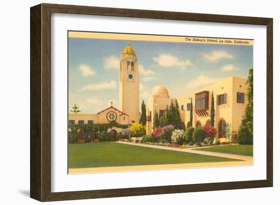 The Bishop's School, La Jolla, California-null-Framed Art Print