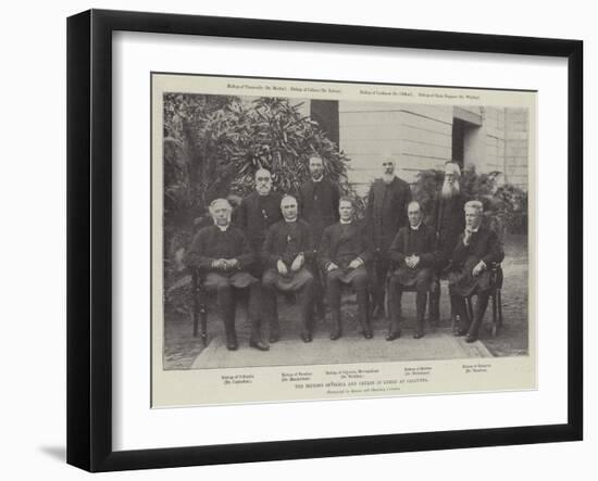 The Bishops of India and Ceylon in Synod at Calcutta-null-Framed Giclee Print