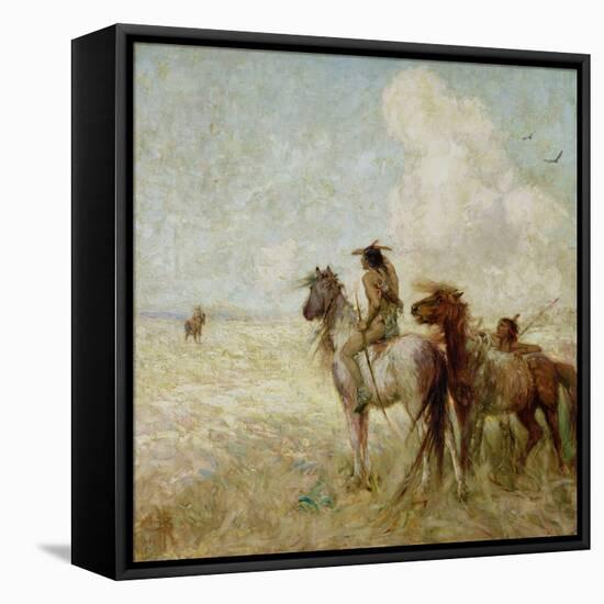 The Bison Hunters-Nathaniel Hughes John Baird-Framed Premier Image Canvas