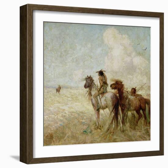 The Bison Hunters-Nathaniel Hughes John Baird-Framed Giclee Print