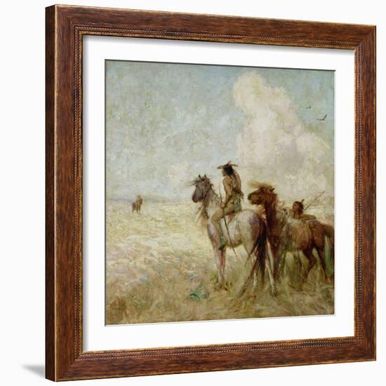 The Bison Hunters-Nathaniel Hughes John Baird-Framed Giclee Print