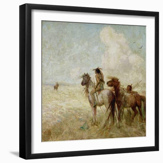 The Bison Hunters-Nathaniel Hughes John Baird-Framed Giclee Print