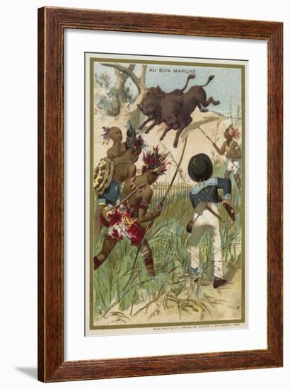 The Bison-null-Framed Giclee Print