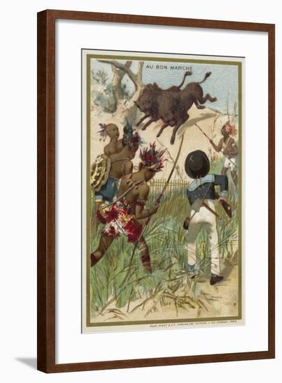 The Bison-null-Framed Giclee Print