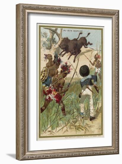 The Bison-null-Framed Giclee Print