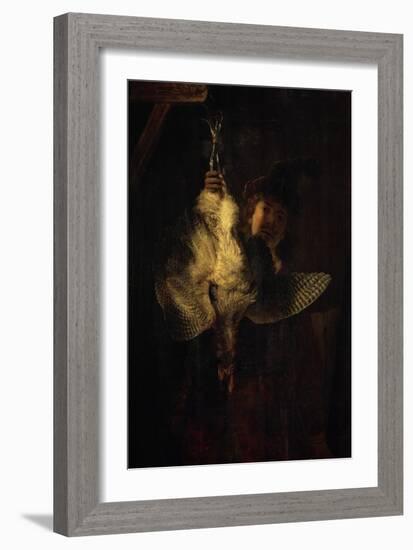 The Bittern Hunter, 1639-Rembrandt van Rijn-Framed Giclee Print