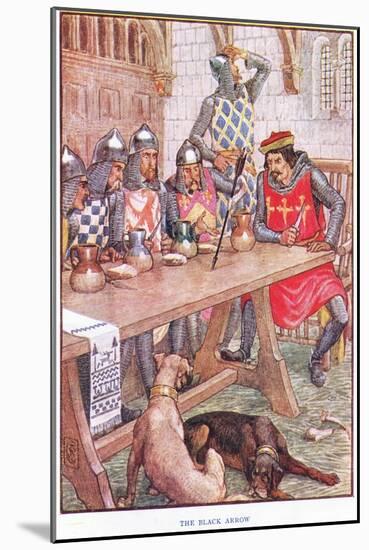 The Black Arrow, C.1920-Walter Crane-Mounted Giclee Print