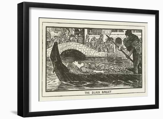 The Black Barget-Henry Justice Ford-Framed Giclee Print