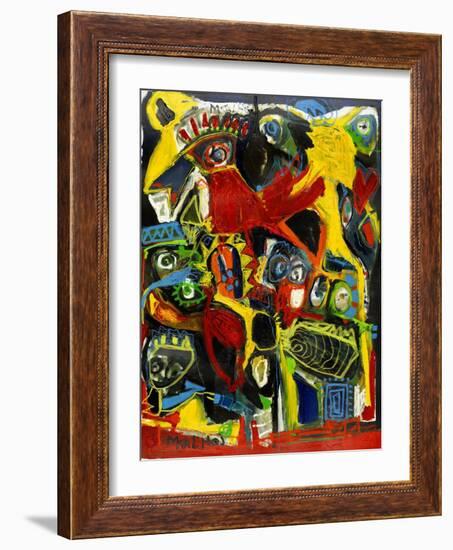 The Black Bird-Martin Kalhoej-Framed Art Print