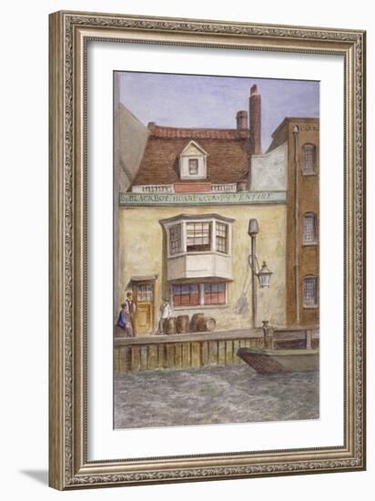 The Black Boy Inn, St Katherine's Way, Stepney, London, C1865-JT Wilson-Framed Giclee Print