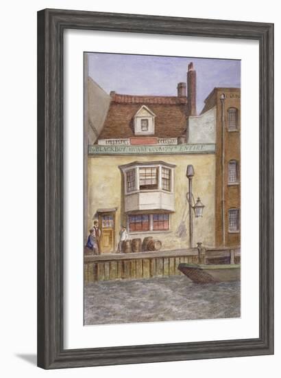 The Black Boy Inn, St Katherine's Way, Stepney, London, C1865-JT Wilson-Framed Giclee Print