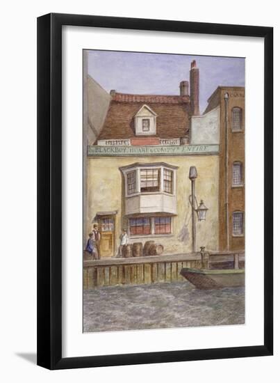 The Black Boy Inn, St Katherine's Way, Stepney, London, C1865-JT Wilson-Framed Giclee Print