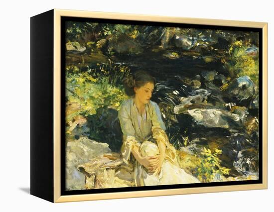 The Black Brook-John Singer Sargent-Framed Premier Image Canvas