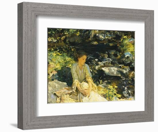 The Black Brook-John Singer Sargent-Framed Giclee Print