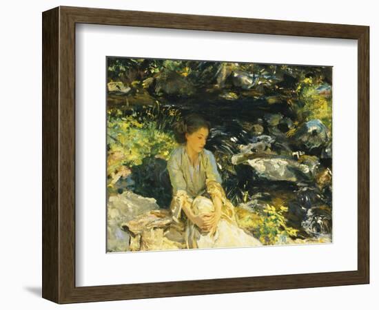 The Black Brook-John Singer Sargent-Framed Giclee Print