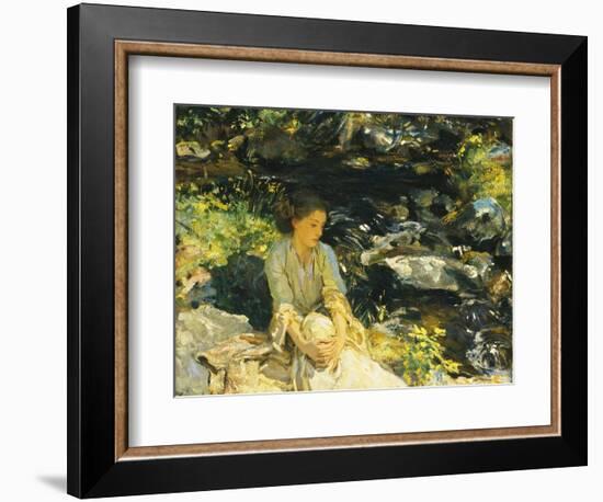 The Black Brook-John Singer Sargent-Framed Giclee Print