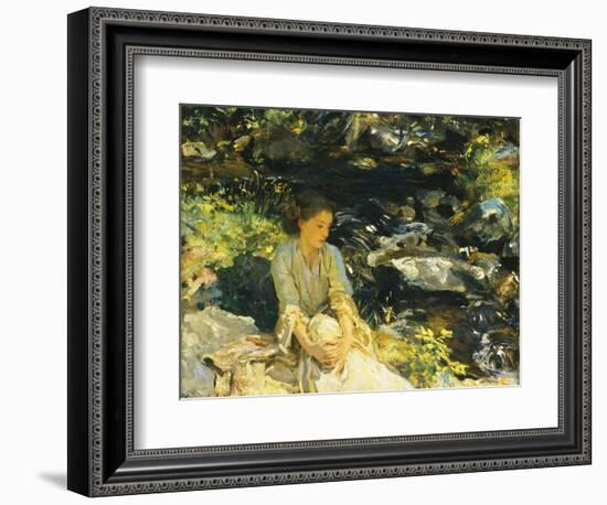 The Black Brook-John Singer Sargent-Framed Giclee Print