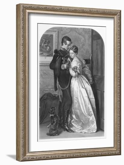 The Black Brunswicker, Engraved by Thomas L. Atkinson (1817-C.1890) Pub. by Henry Graves and Co.-John Everett Millais-Framed Giclee Print