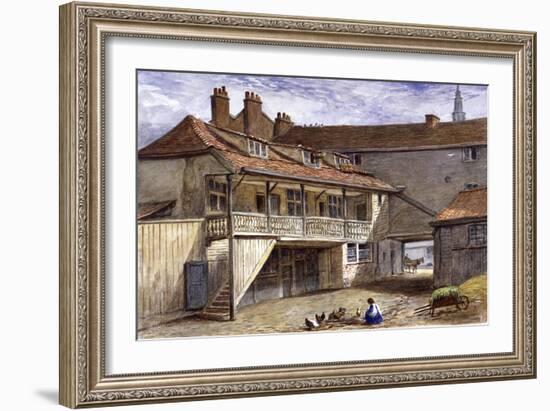 The Black Bull Inn, Whitefriars, London, 1867-JT Wilson-Framed Giclee Print