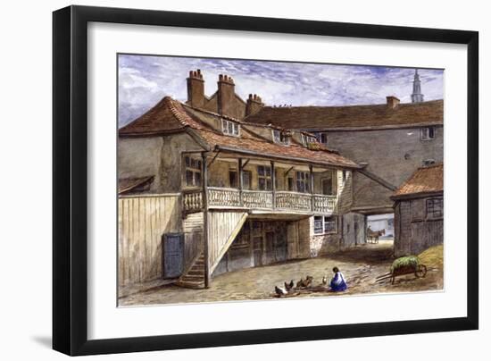 The Black Bull Inn, Whitefriars, London, 1867-JT Wilson-Framed Giclee Print