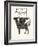 The Black Calf of St. Luke, 1931-Eric Gill-Framed Giclee Print