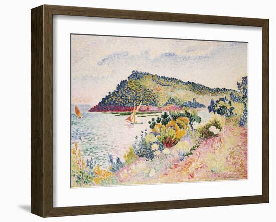 The Black Cape, Pramousquier Bay, 1906-Henri Edmond Cross-Framed Giclee Print